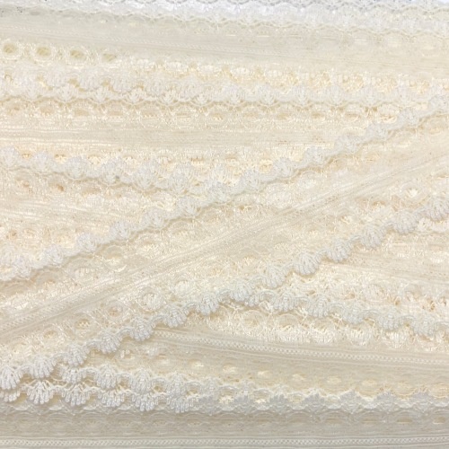 Eyelet Lace - Double Sided Cream