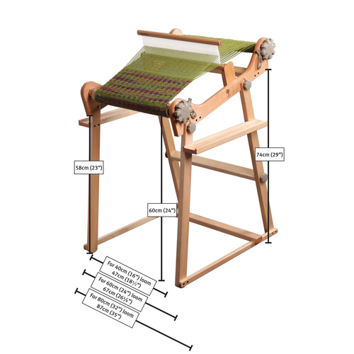 Ashford Rigid Heddle Loom Stand 80cm with Shelves