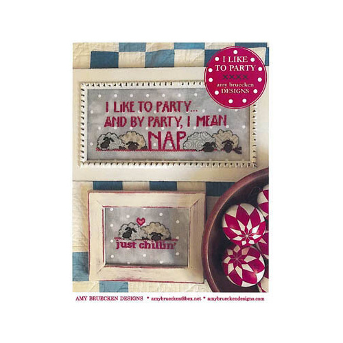 I Like To Party & Just Chillin' - Cross Stitch Patterns