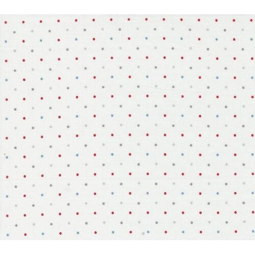 Fabric - Old Glory - M520611 Magic Dot White