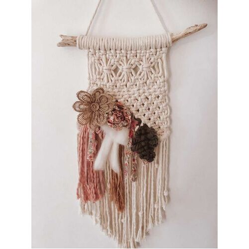 Macrame Macra Weave Wall Hanging