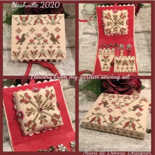 Flowers of My Garden Sewing Set - Mani di Donna