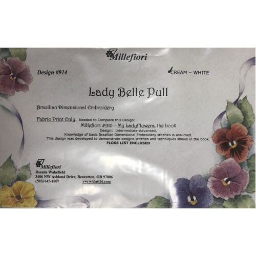 Embroidery #914 Lady Belle Pull