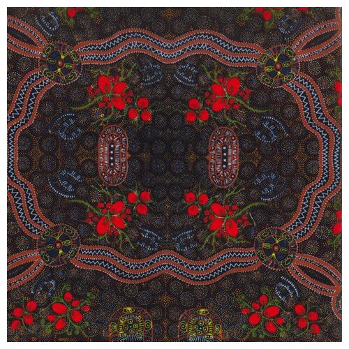 Fabric - Bush Food Red $24 metre
