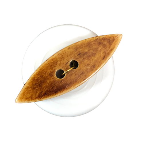 Button - 38mm Oval