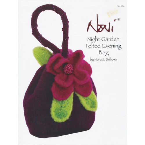 Noni Night Garden Felted Evening Bag