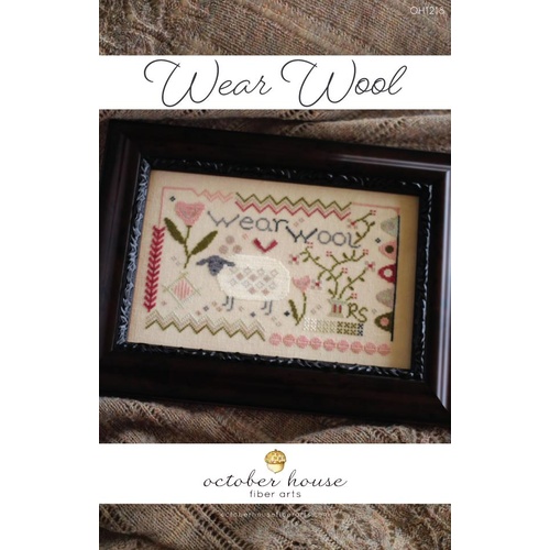 Wear Wool - October House Fiber Arts Cross Stitch Chart