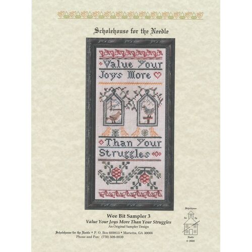 Wee Bit Sampler 3 Cross Stitch Chart