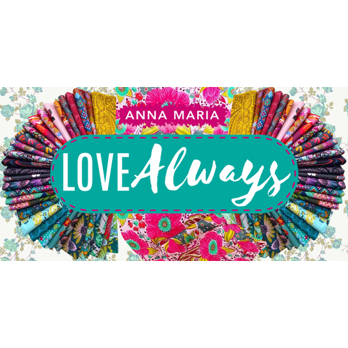 Fabric - Love Always Collection by Anna Maria