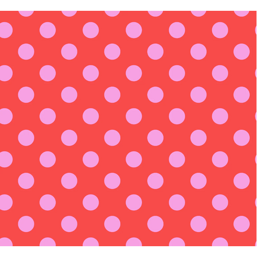 Fabric - True Colours Neon Pom Pom PWTP118-POPPY
