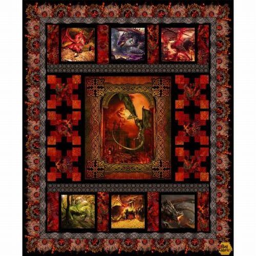 Quilting Pattern - Dragons