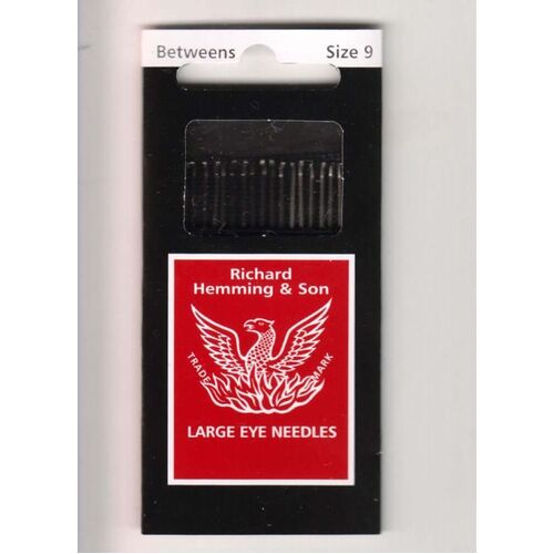 Richard Hemming and Son Needles - Betweens Size 9