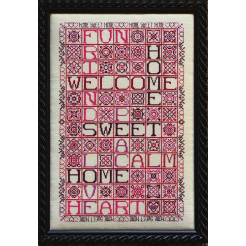 HOMEWORDS  - Cross Stitch Pattern