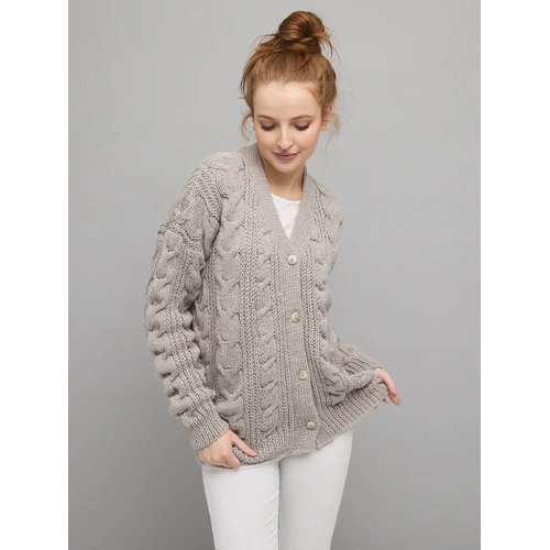 ROTH 874 Cabled Cardigan Knitting Pattern