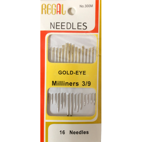 Regal Gold Eye Milliners Needles