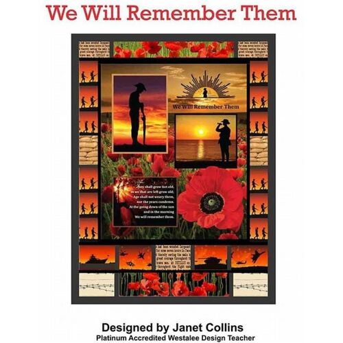 We Will Remember Them - Quilt Kit