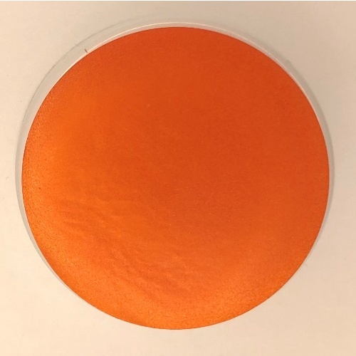 Button - 38mm Round Matt 28 Orange
