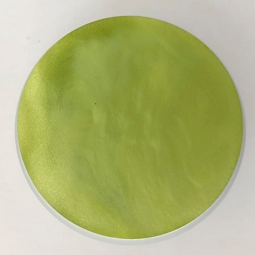 Button - 38mm Round Matt 49 Lime