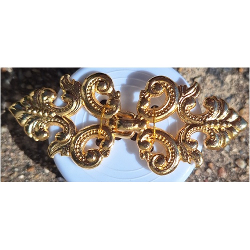 Button - Gold Cloak Clasp 65mm