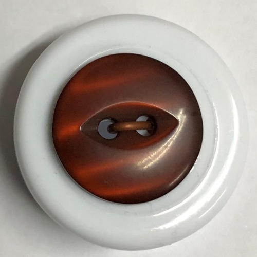 Button - 16mm Fish Eye 38 Amber