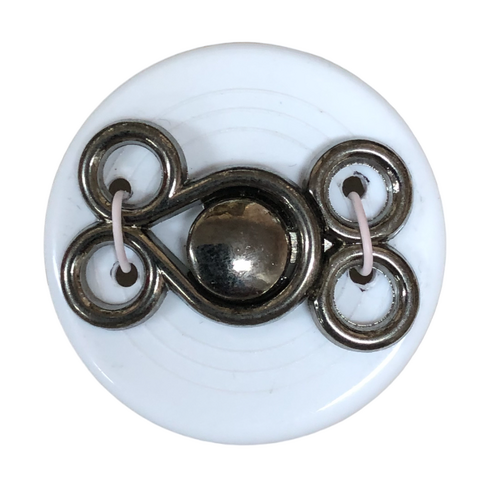 Button - Dark Chrome Clasp