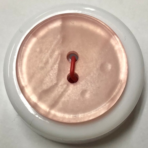 Button - 15mm Round Pale Peach