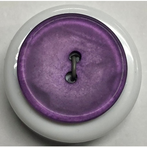 Button - 15mm Round Purple