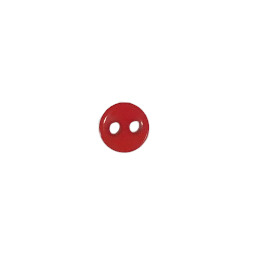 Button - 5mm Bright Red Circle