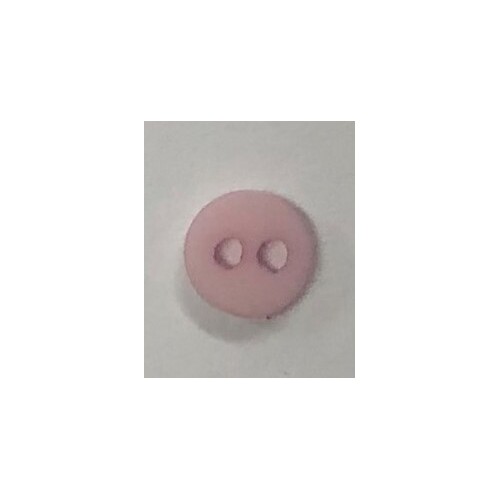 Button - 5mm Pink Circle