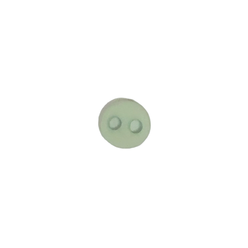 Button - 5mm Pale Green Circle