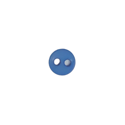 Button - 5mm Mid Blue Circle