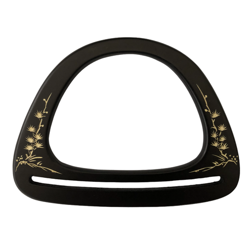 Handles - Black Wood D Etched (pair)