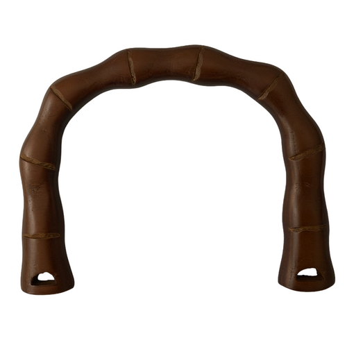Handles - Brown Wood Ribbed (pair)
