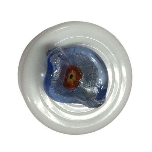 Bead - Blue Glass Twist