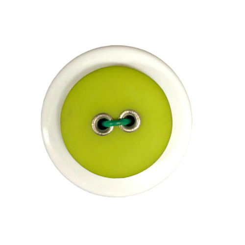 Button - 16mm Sew Through 2/H Rivet - Olive