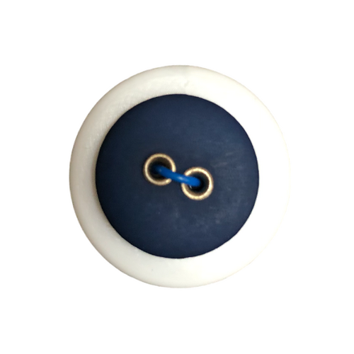 Button - 16mm Sew Through 2/H Rivet - Dark Teal