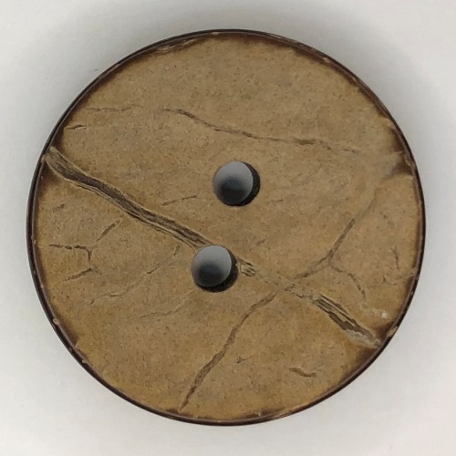 Button - 15mm Coconut Shiny Back