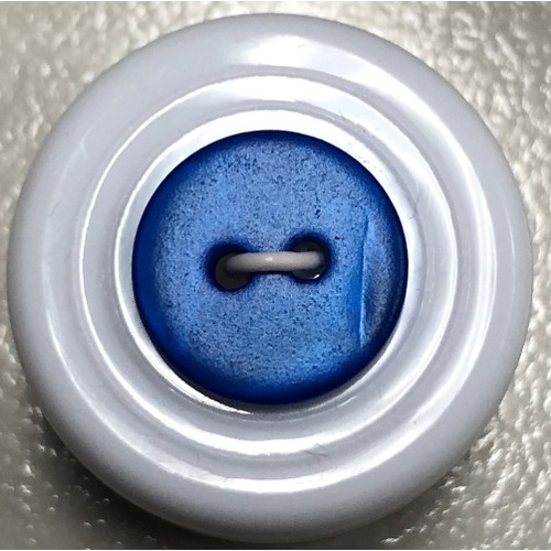 Button - 13mm Matte Shell 88 Blue