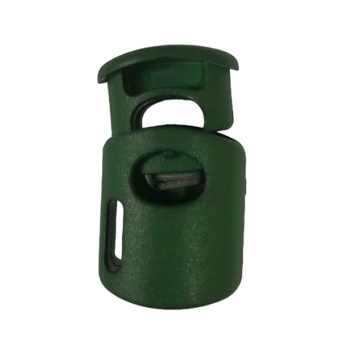 Button - Spring Toggle - Dark Green Small 28mm