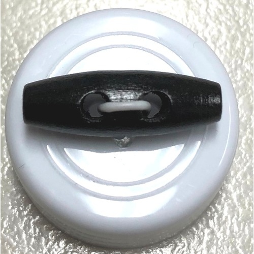 Button - 20mm Toggle 03 Black