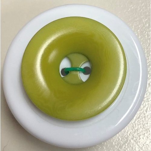 Button - 28mm Corozo Retro 49 Olive