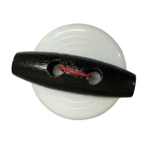 Button - 35mm Toggle 03 Black