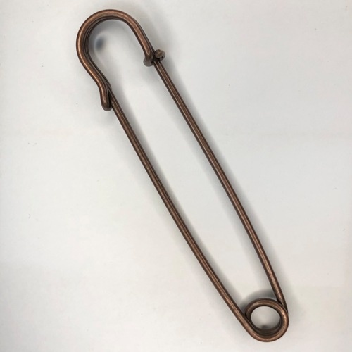 Shawl Pin - 4 inch Antique Copper