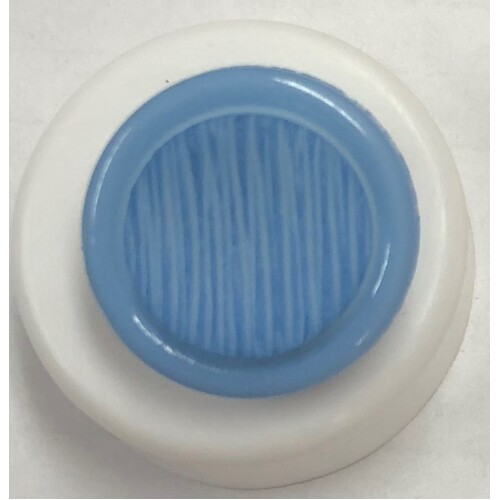 Button - 19mm Shank Texture Button - Light Blue