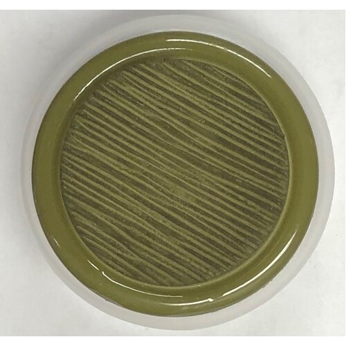 Button - 28mm Shank Texture Button - Olive Green