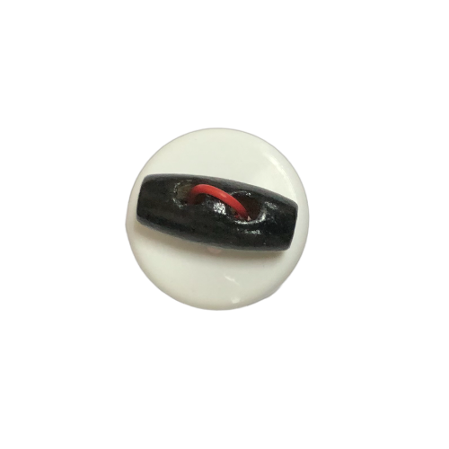 Button - 15mm Toggle 03 Black