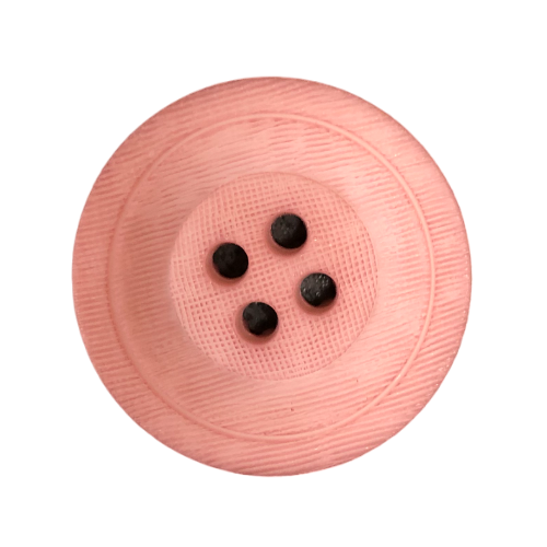 Button - 25mm Large Hole Sew Through - Dusty Pink