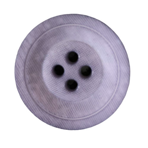 Button - 25mm Large Hole Sew Through - Dusty Blue