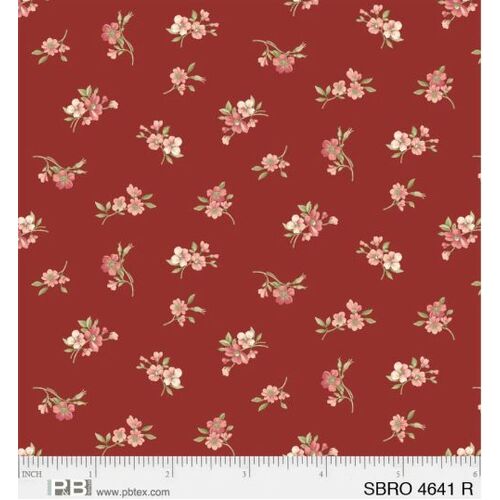Fabric Piece - Sweet Blush Rose - SBRO 4641 R