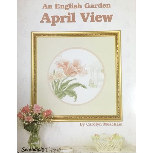 An English Garden April View Cross Stitch